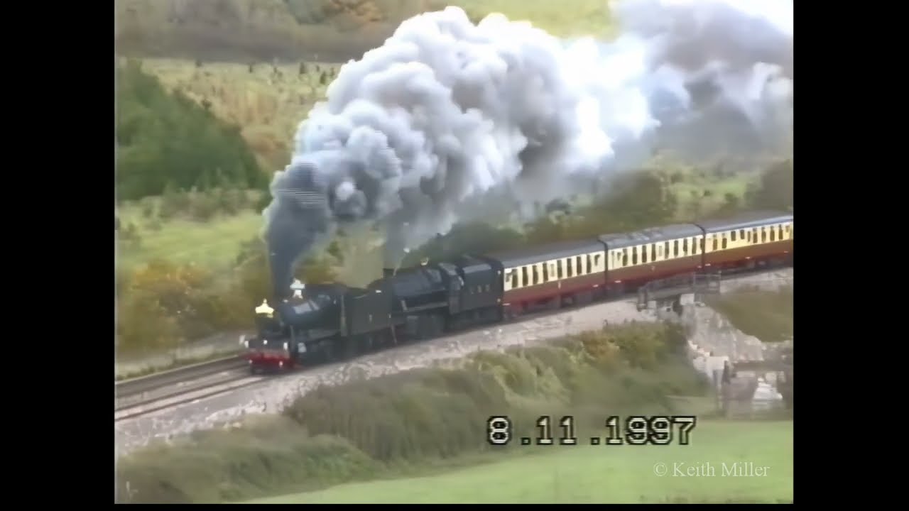 Moguls 7325 and 42968 on The Pilgrims Progress - 8th November 1997