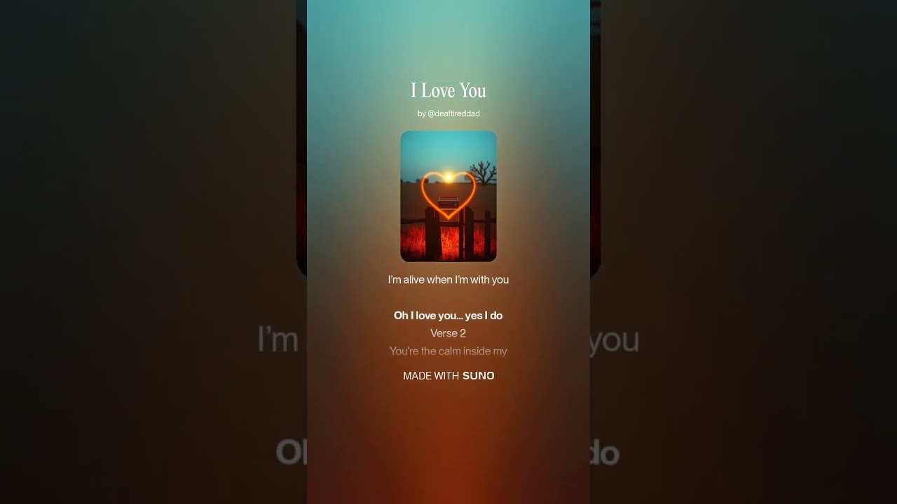 I Love You - DeafTiredDad