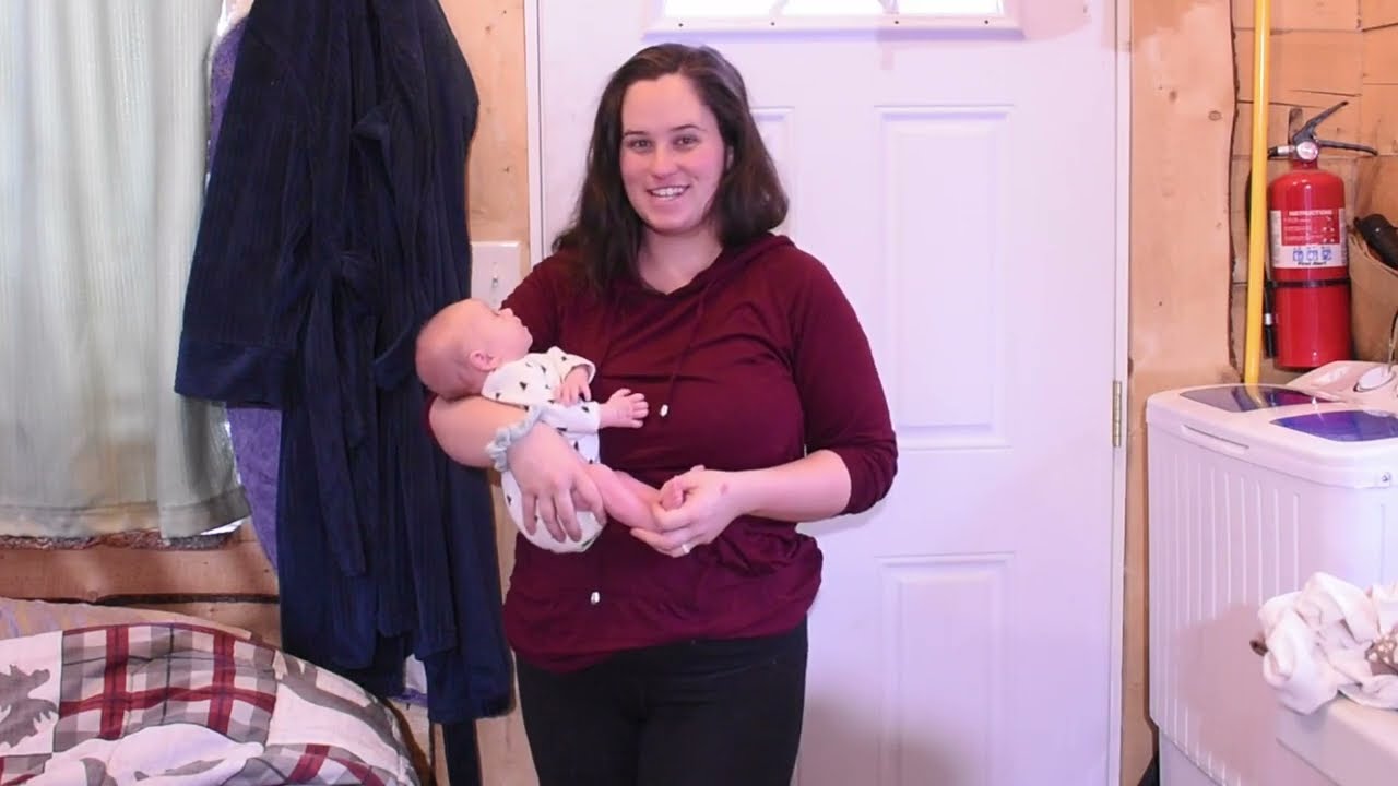 Laundry in The Off-Grid Cabin | Slow Postpartum Days