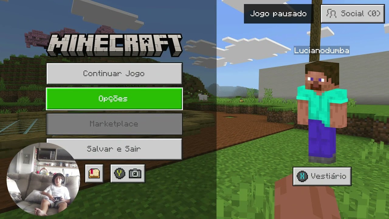 Minecraft - Meu mundo e minhas contruções
