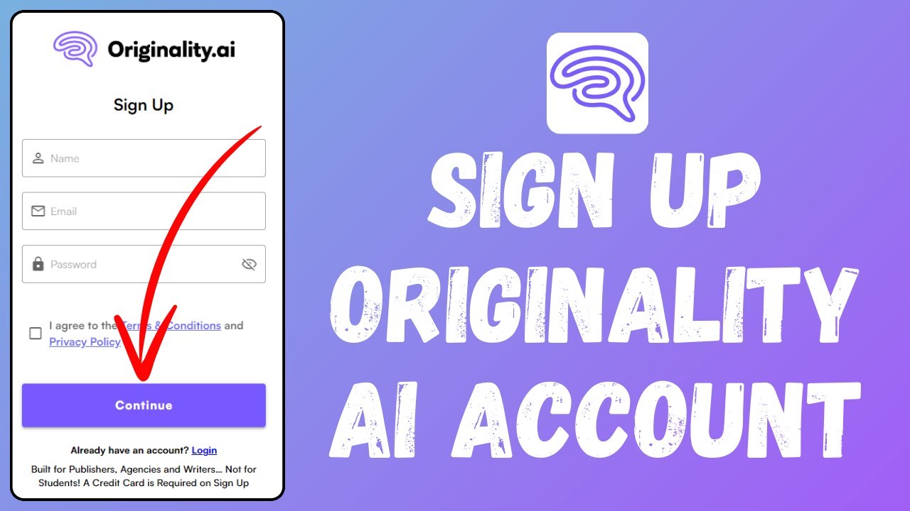 How to Sign Up to Originality AI Account (2024) | Register Originality AI Account