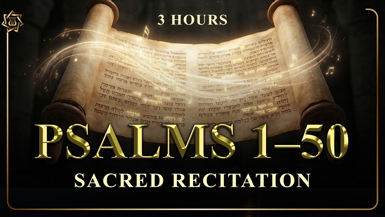 Psalms 1&ndash;50 Audio Bible | Peaceful Deep Scripture Narration | 3 Hours of Scripture