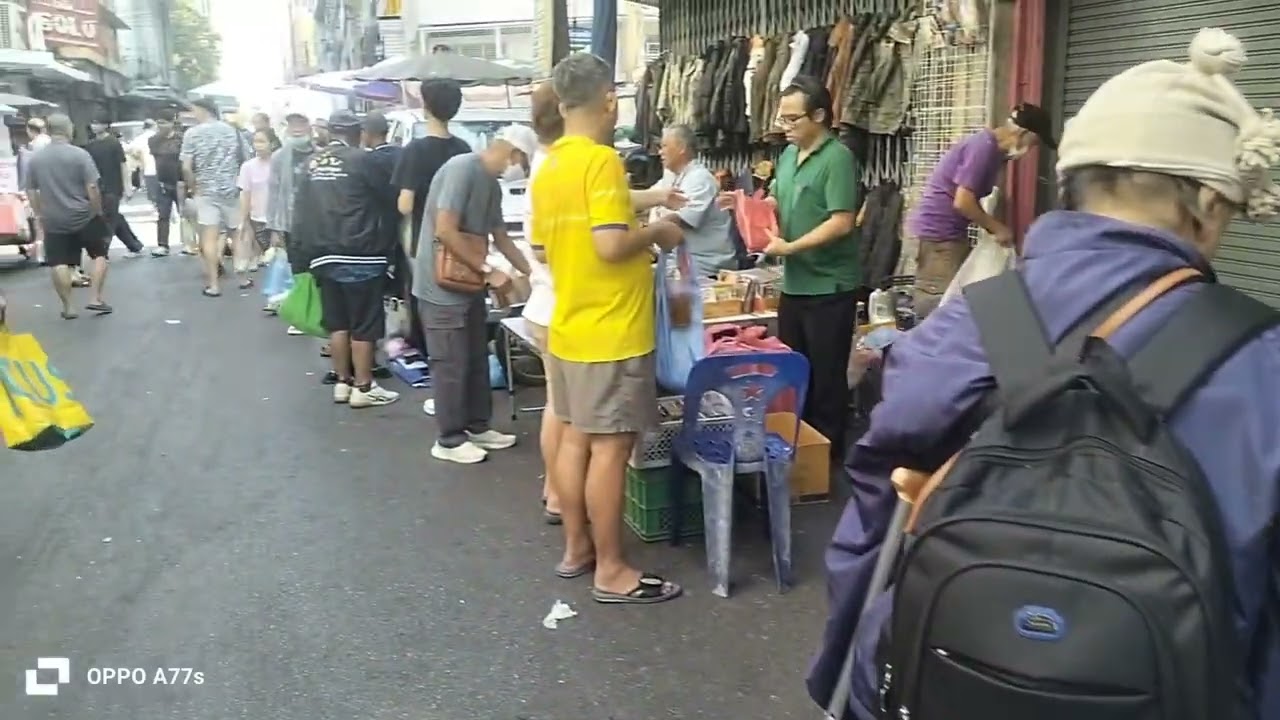 คลองถมตอนกลางวันมีอะไรบ้าง #ตลาดนัดมือสอง #ตลาดคลองถม 