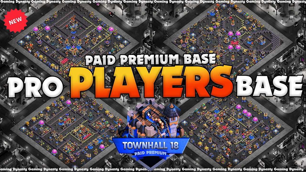 TH18 LEGEND BASE SHOWCASE || NEW ANTI 3 STAR LAYOUTS 2026