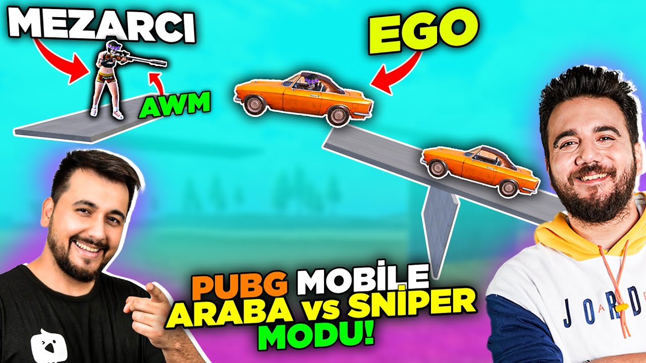 MEZARCI ile Youtube MAAŞINA UÇAN ARABALAR vs AWM !! PUBG Mobile