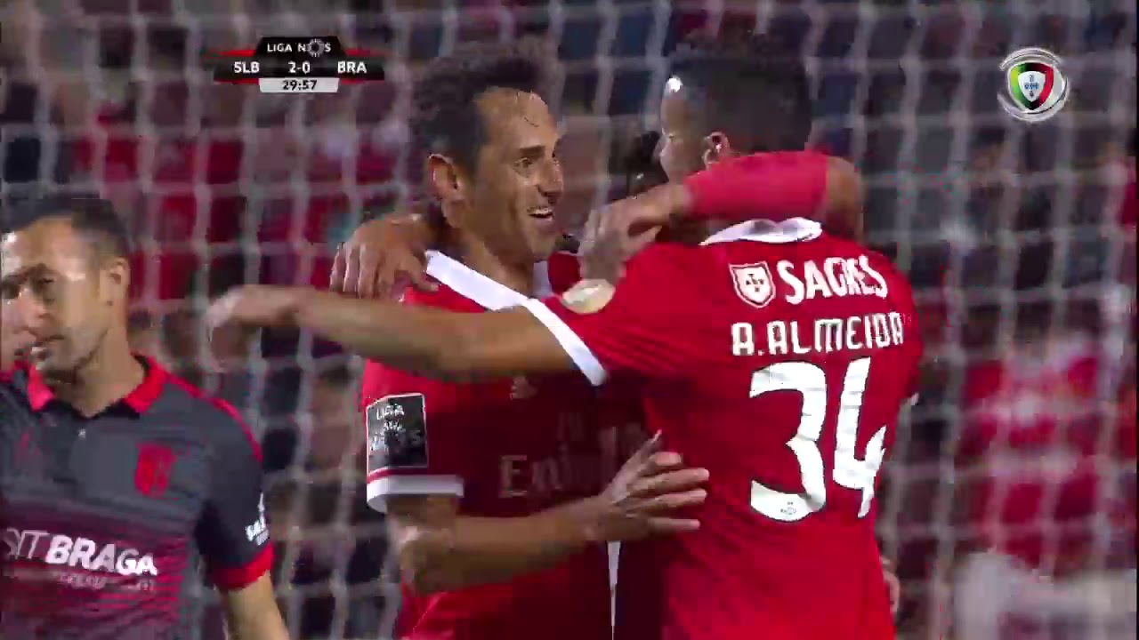 Resumo Benfica 3-1 Braga (Liga 1ªJ)