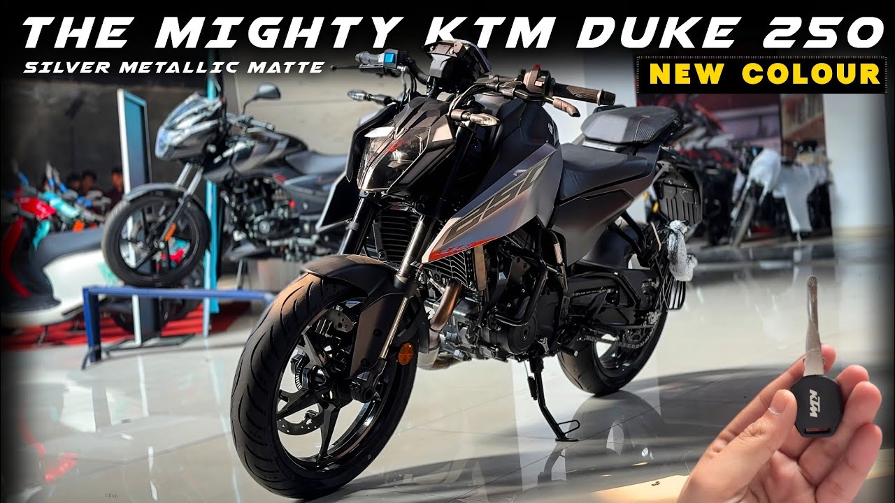 KTM Duke 250 Gen 3 New Silver Metallic Matte - Review | On-road Price