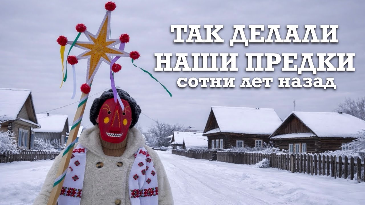 Настоящий обряд КОЛЯДЫ в русской деревне