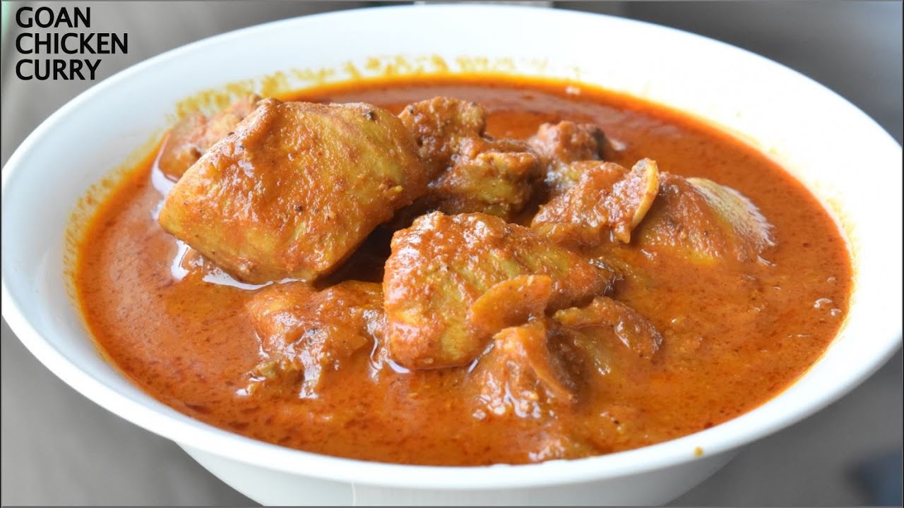 Goan chicken curry with coconut milk | Goan Chicken Curry | Chicken Curry Goan Style