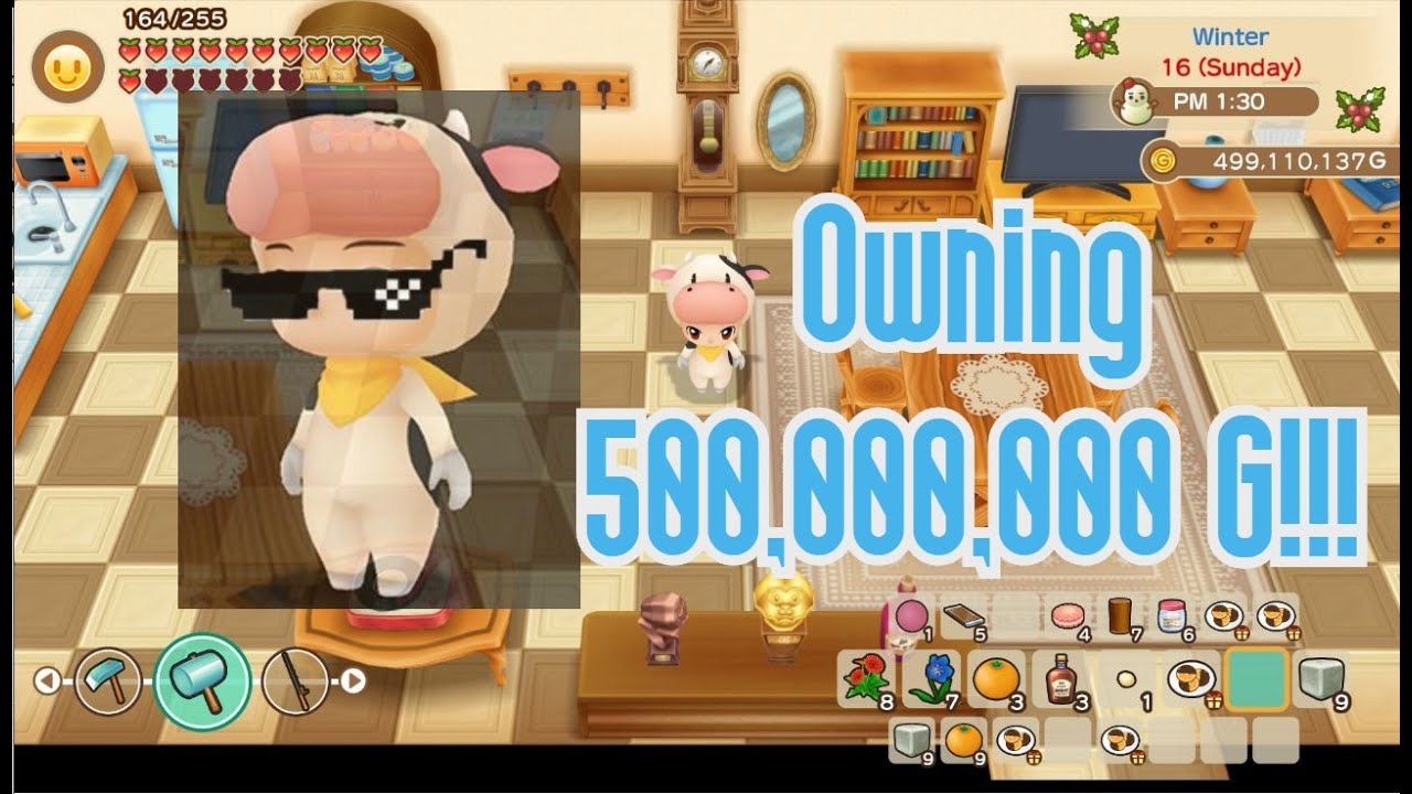 HOW TO GET RICH IN STORY OF SEASONS: FRIENDS OF MINERAL TOWN! (Not workin on latest patch)