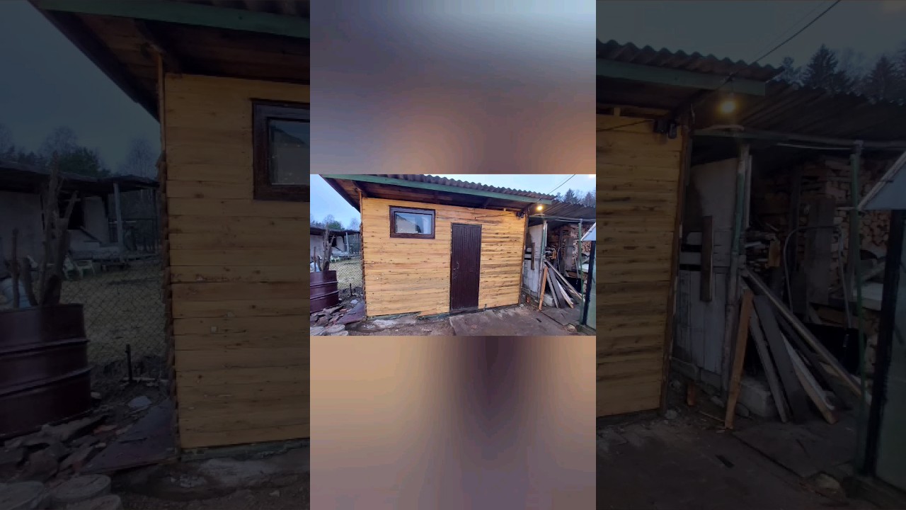 Renovation of a wooden facade (background 🎶 by @redwolfninja)