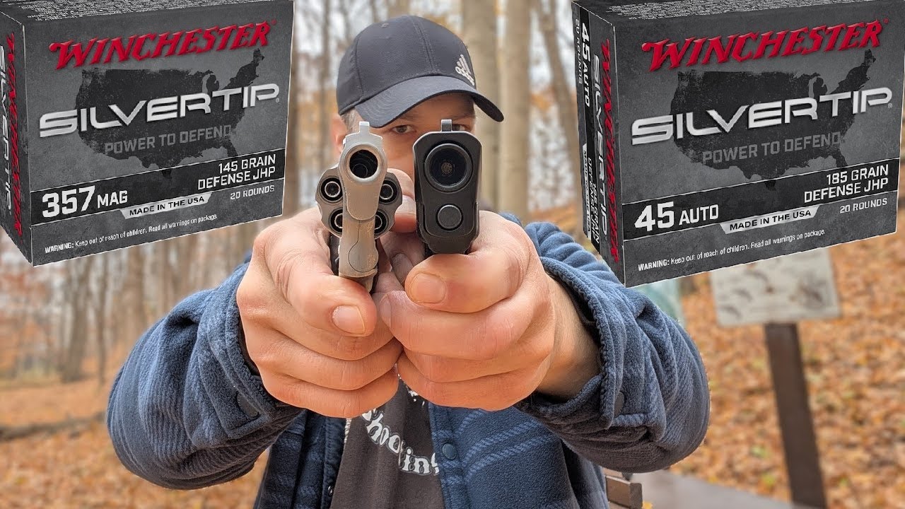 🥈 .357 Mag VS .45 ACP in SHORT BARRELS - Winchester Silvertip - VERY Unexpected Results