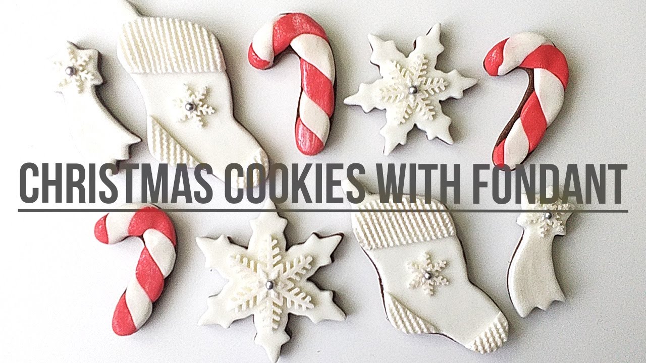 #christmas #cookies #fondant Christmas Cookies With Fondant