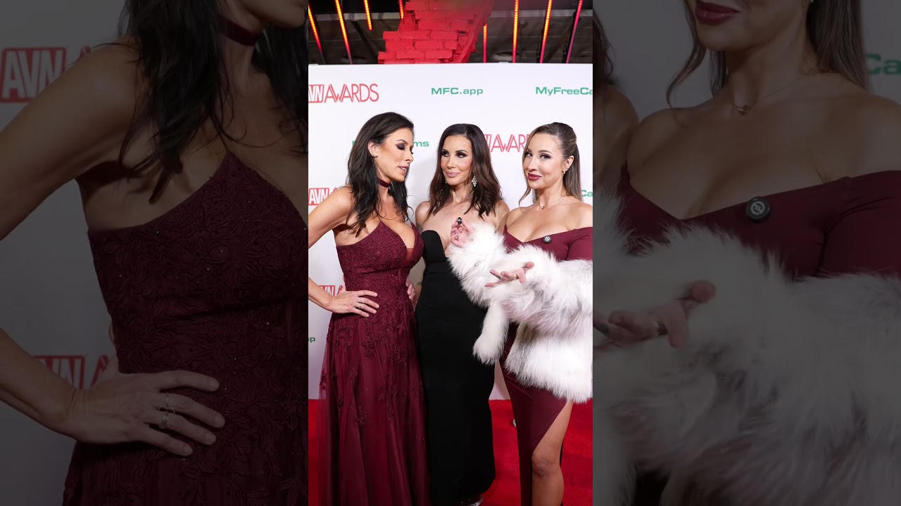 Adult stars Reagan Fox and Shay Sights on the 2026 AVN Awards red carpet