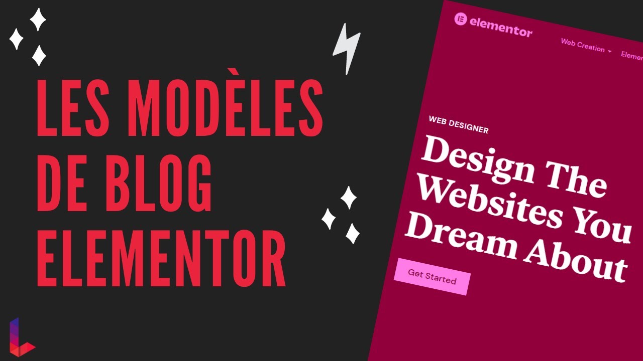 Créer une page et un modèle blog Elementor