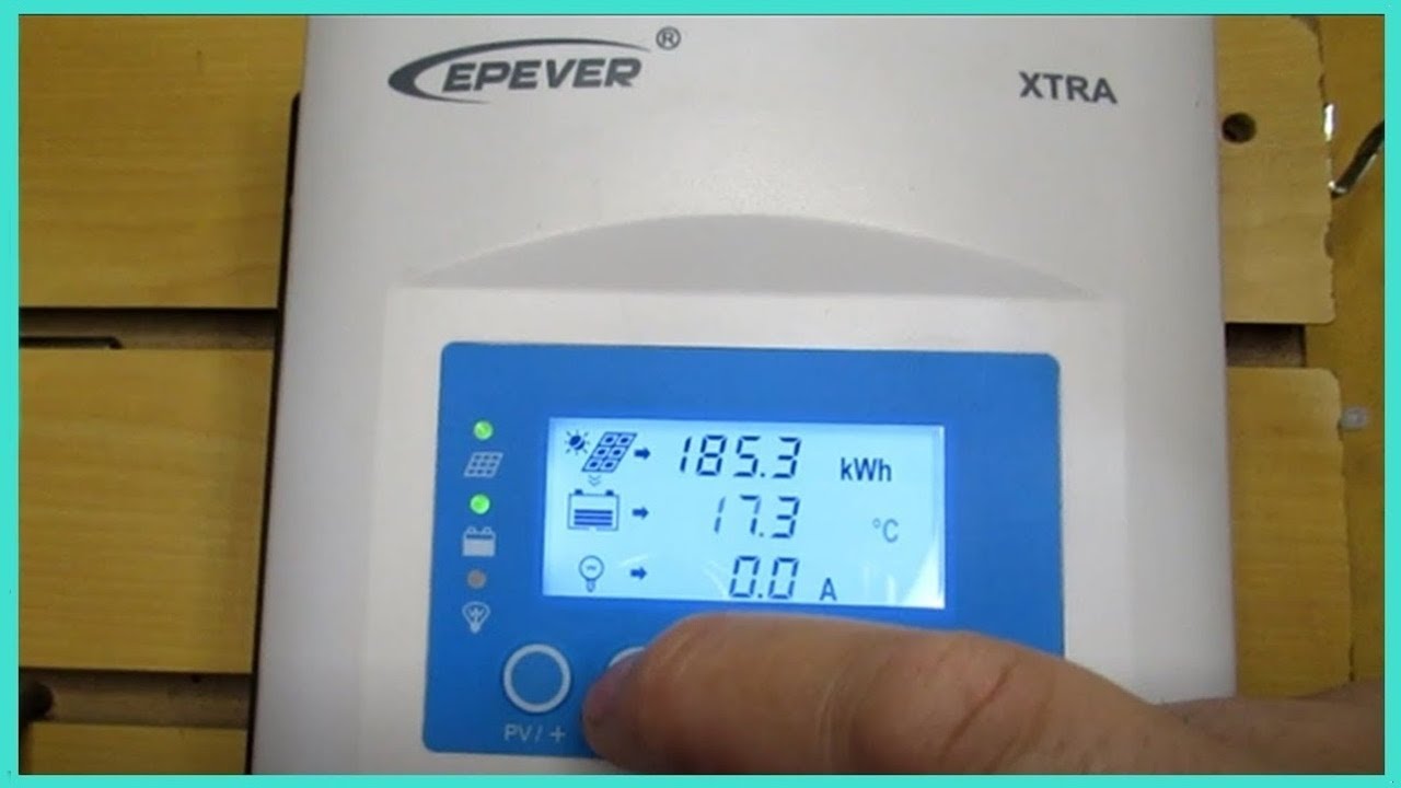 20# Regulador solar EPEVER XTRA CONFIGURACION display XDS2