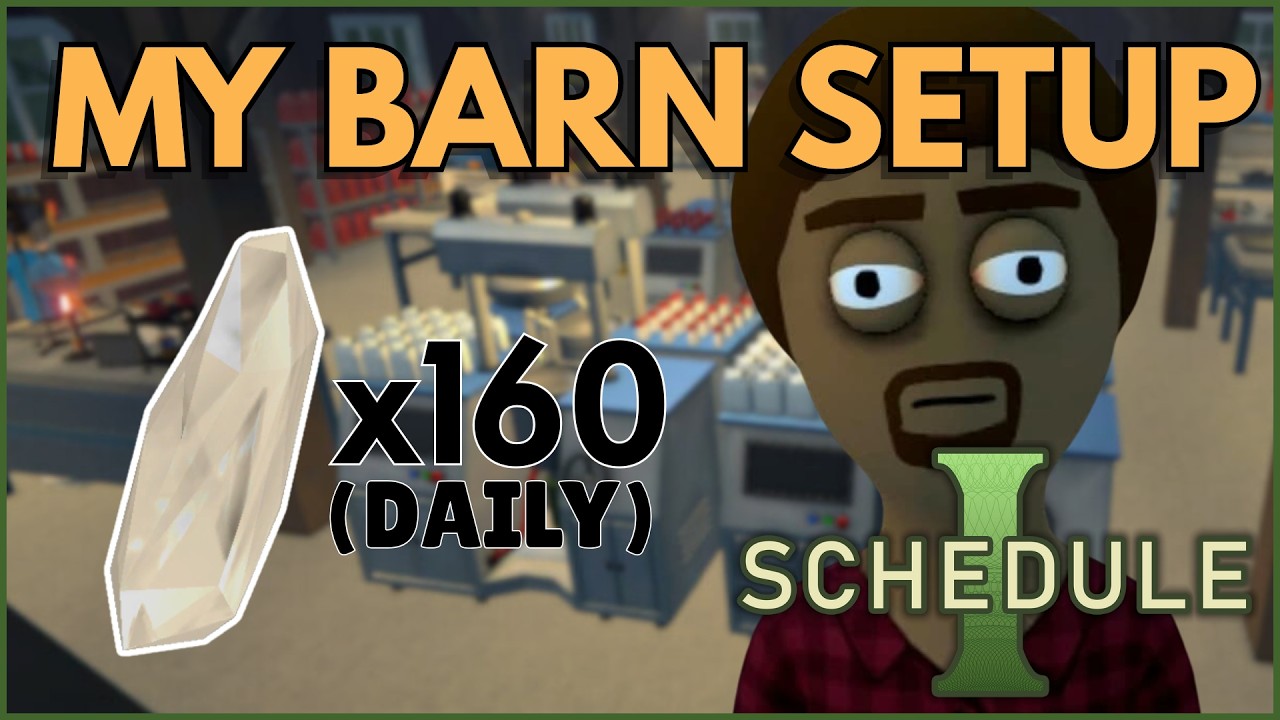 MY 100% AUTOMATED BARN SETUP (Post Chemist patch) | Schedule 1