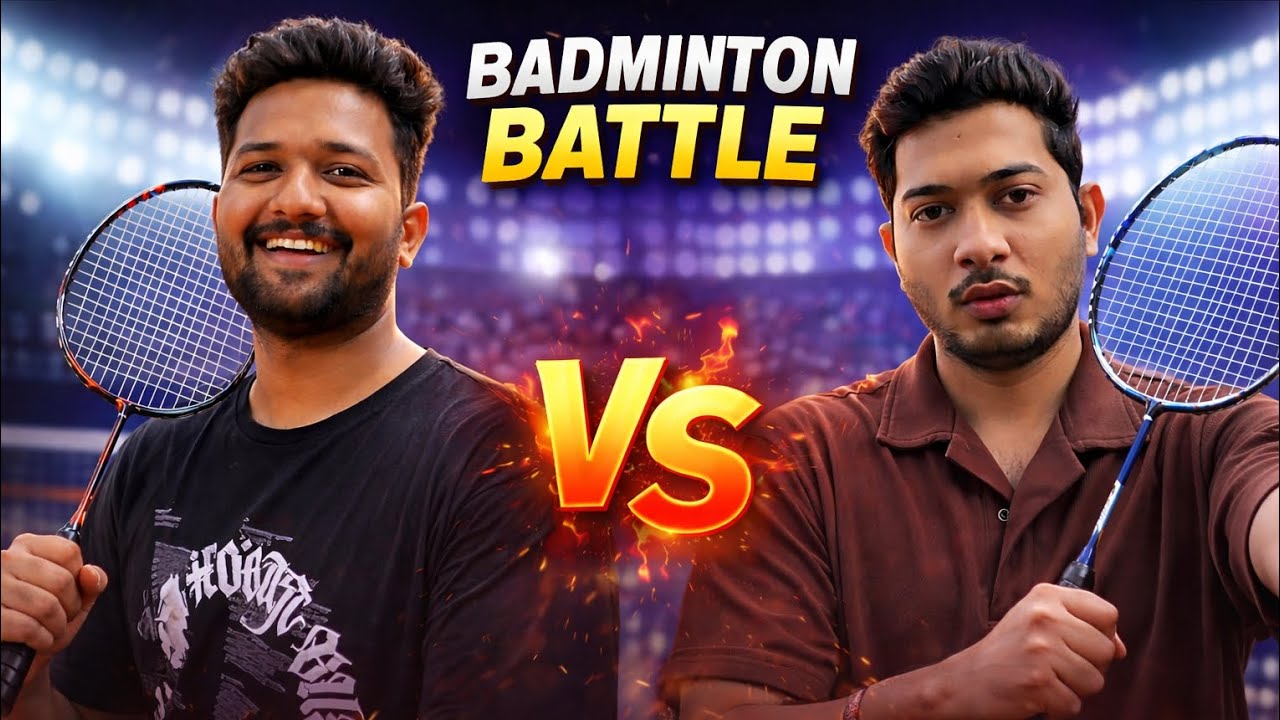 Friendly Match Ya Serious Battle? 😲 Badminton Vlog| #badminton #fun #youtube #vlog 