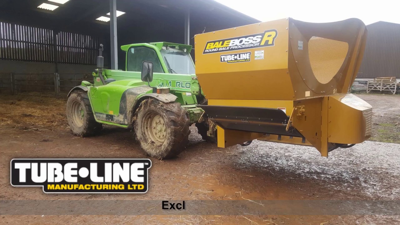 Tubeline Bale Boss R   Round Bale Processor for Round Bales exclusively distributed by AMIA
