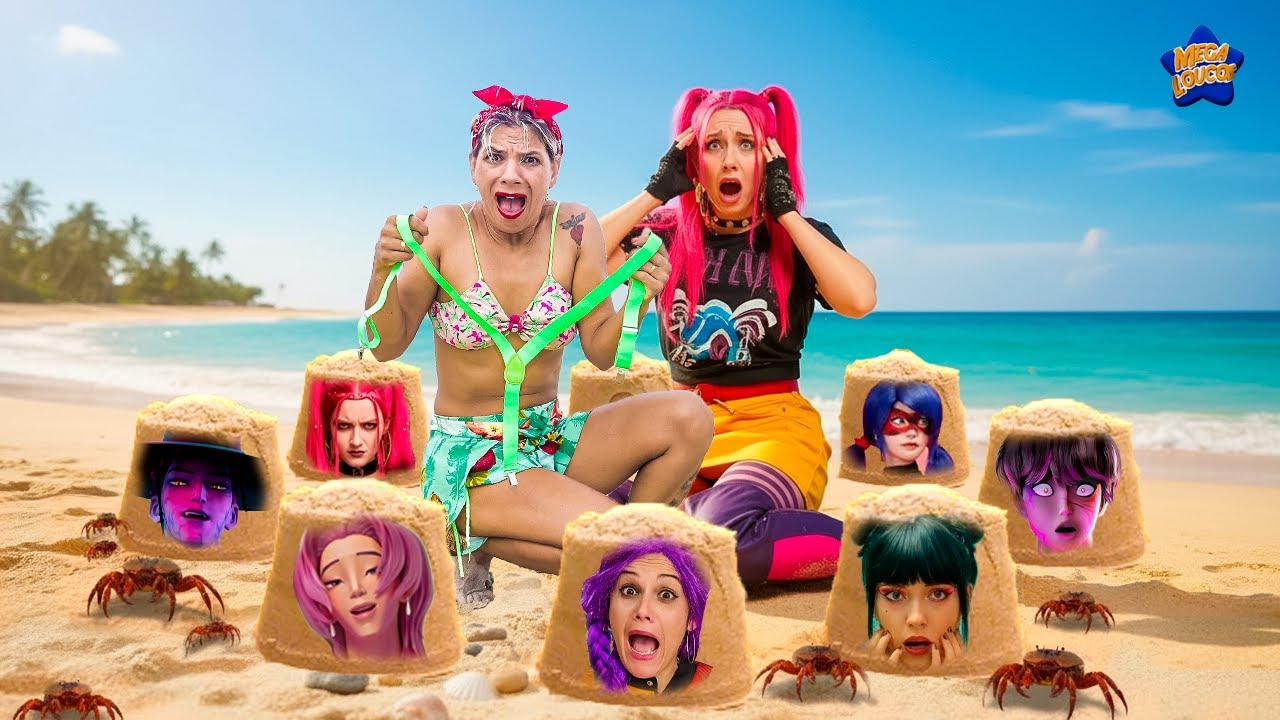 NÃO ESCOLHA O MONTE DE AREIA ERRADO DAS GUERREIRAS DO KPOP E DOS SAJA BOYS