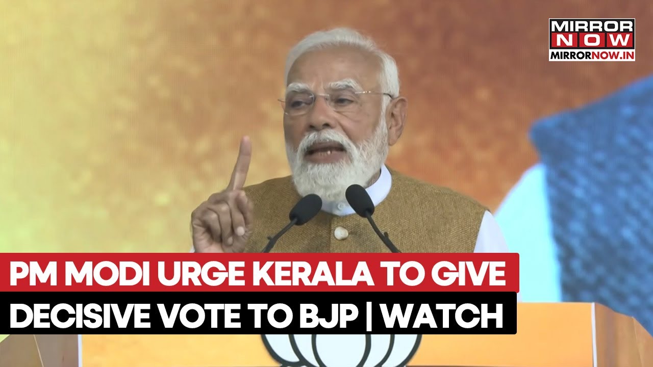 Kerala Elections 2026: PM Modi Holds Rally In Thiruvananthapuram, Urges People To Vote For BJP