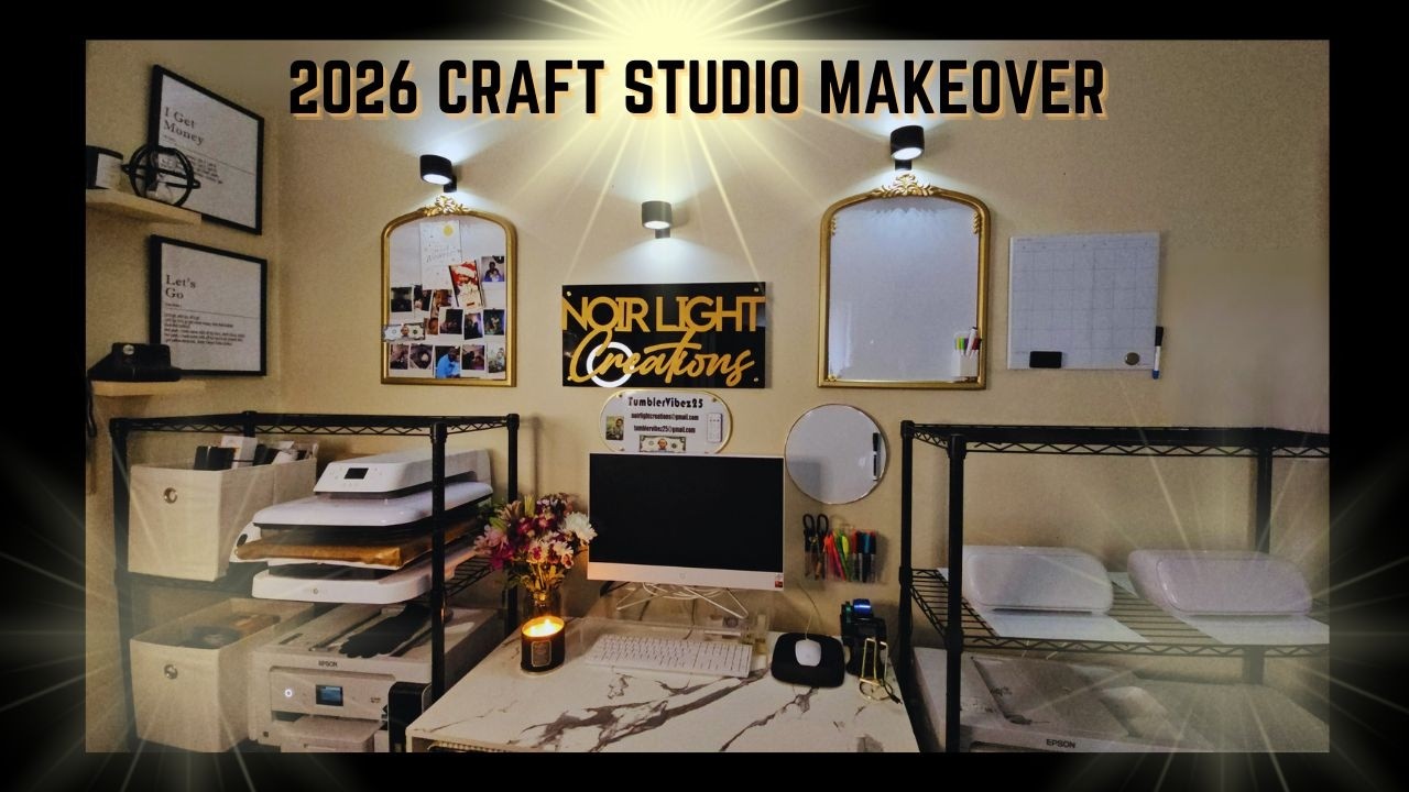 2026 Craft Studio Room Makeover #studiovlog #craftroomtour #2026 #smallbusiness #youtubegrowth