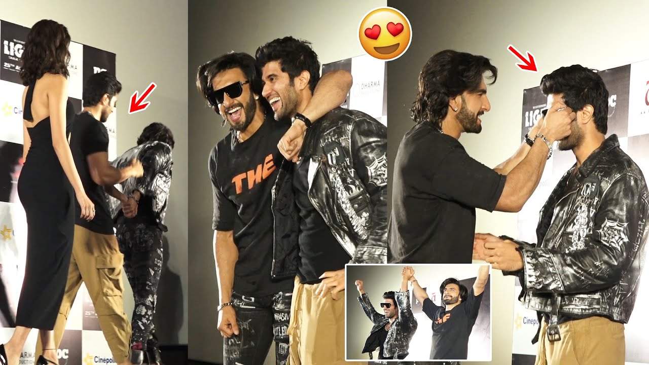 Ranveer Singh Real Behaviour with Vijay Devarakonda at Liger Trailer Launch Event | FC