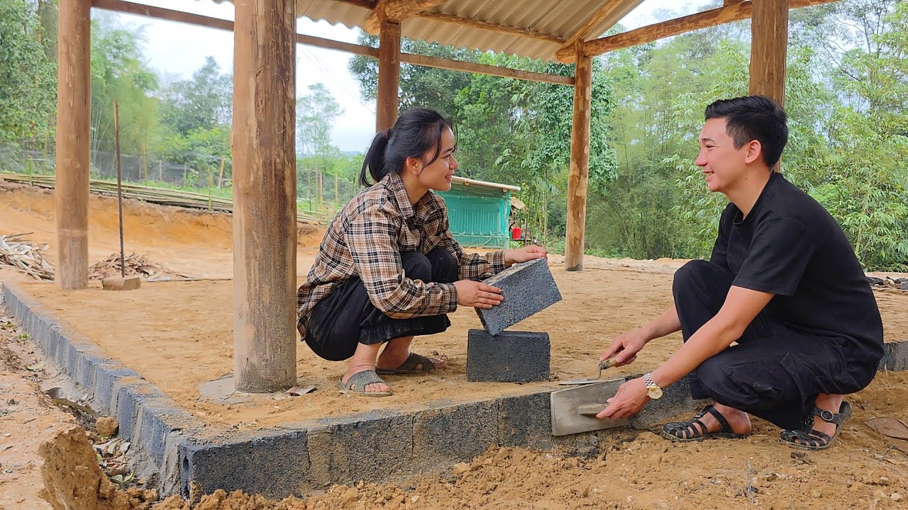 CEO Jack and Tieu Ly are working hard every day to complete their dream home.