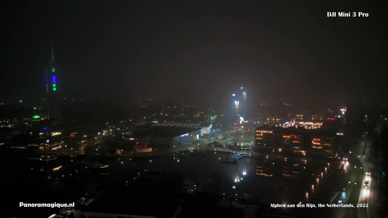 Tranquilo, relaxing drone flights (Alphen aan den Rijn)(4k)