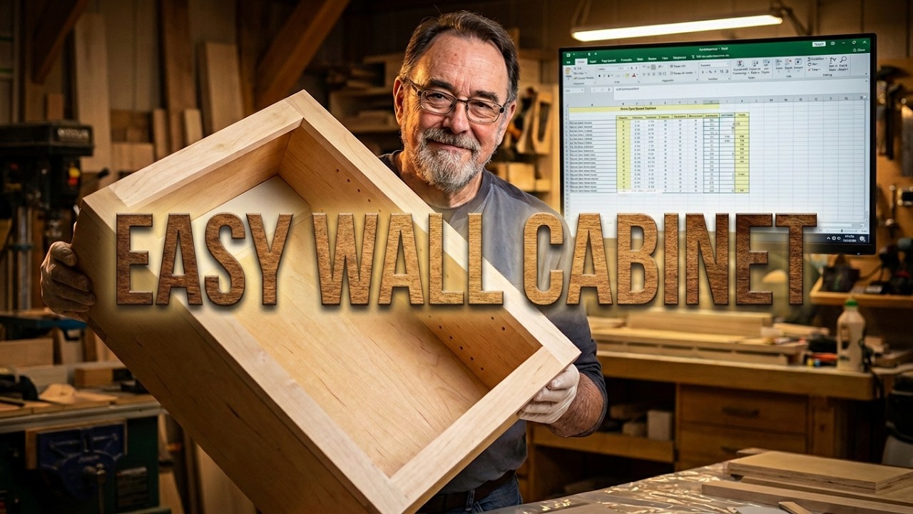 The Down to Earth Woodworker 5S Shop Wall Cabinet Part 4
