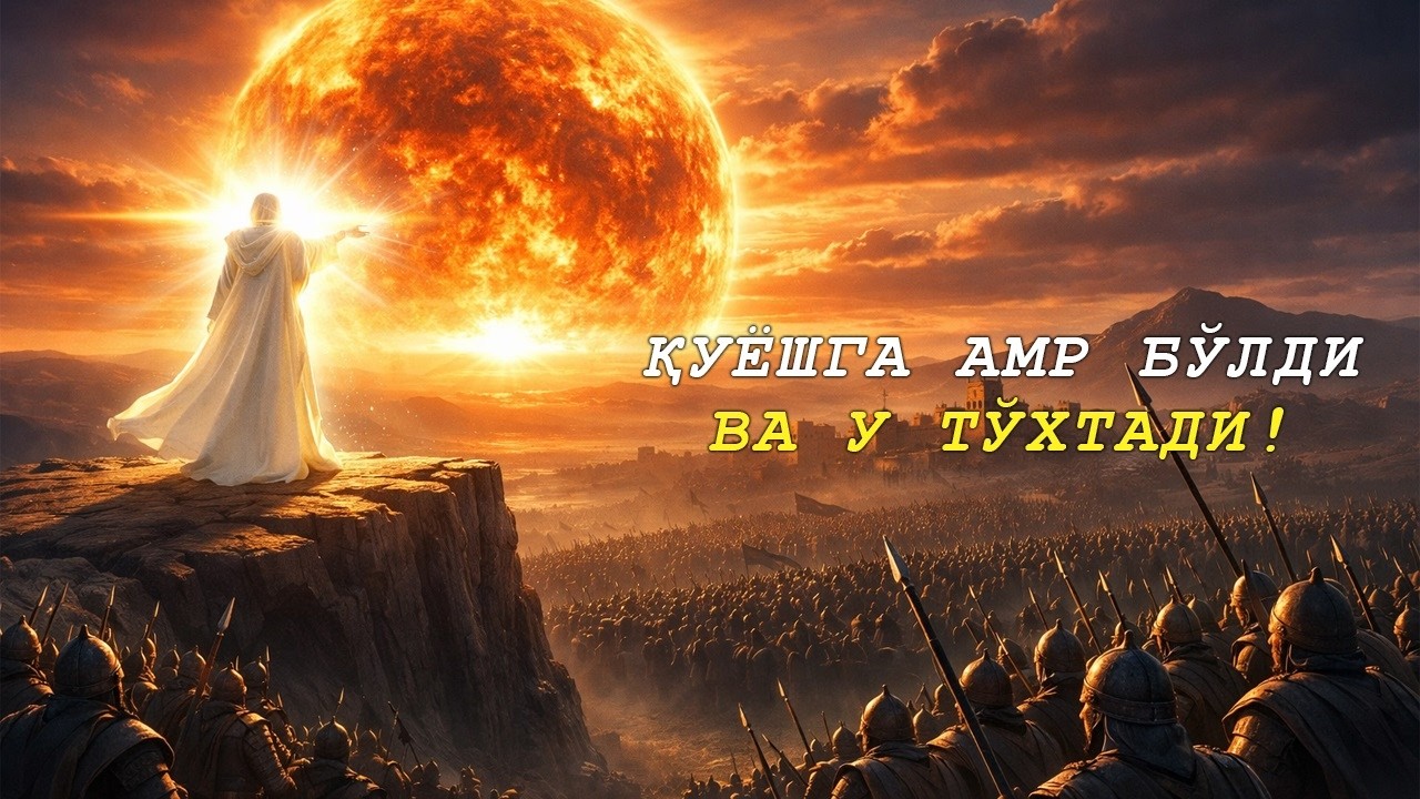 Quyosh bir inson uchun to'xtab qoldi | Tarix ko'rgan mo'jizalar 2-kun