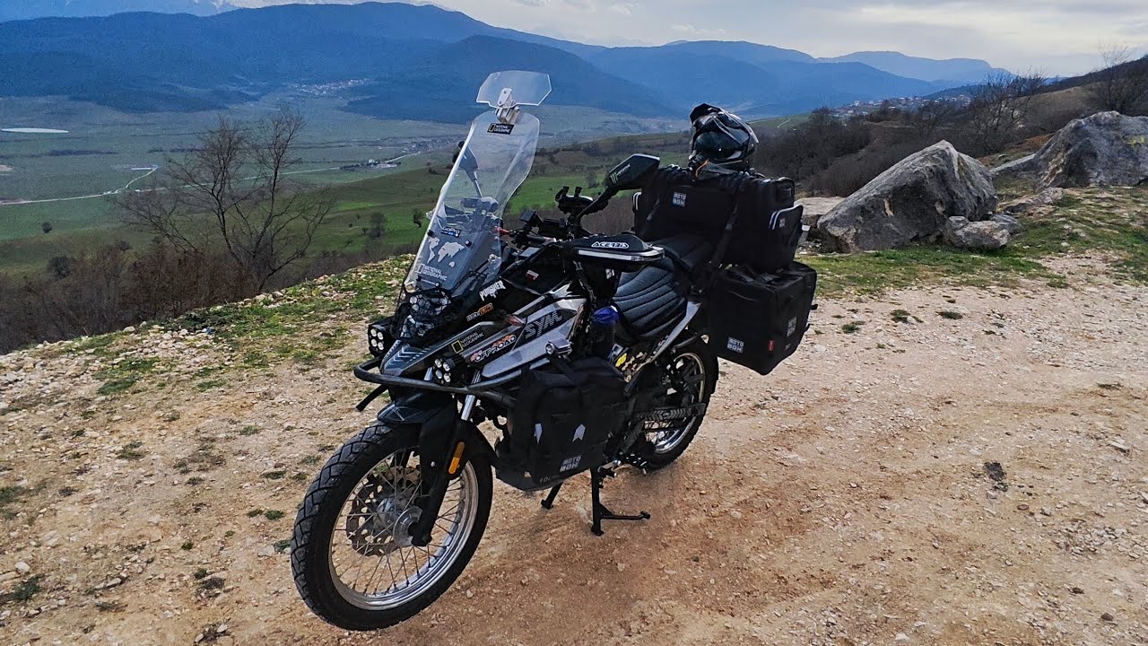 سفر شمال با موتور Traveling in the beautiful lands of northern Iran with an SYM NHT200 update to 300