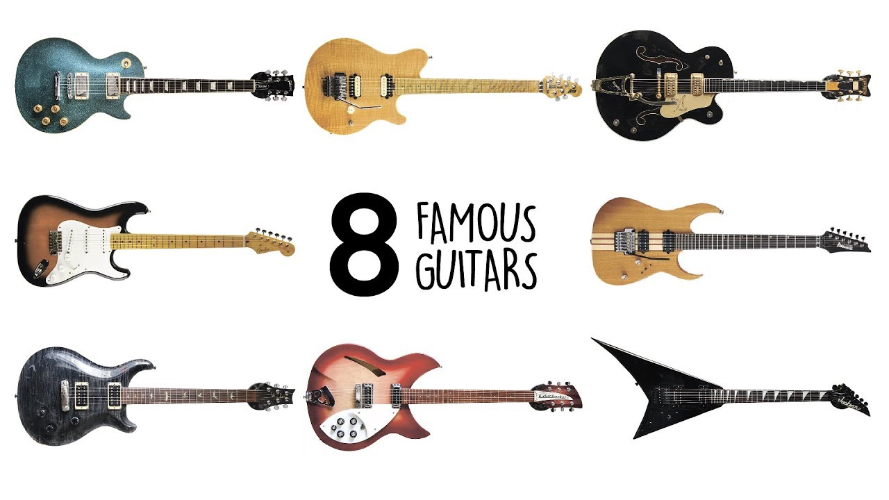 Famous guitars sound comparison. Guitarbank session
