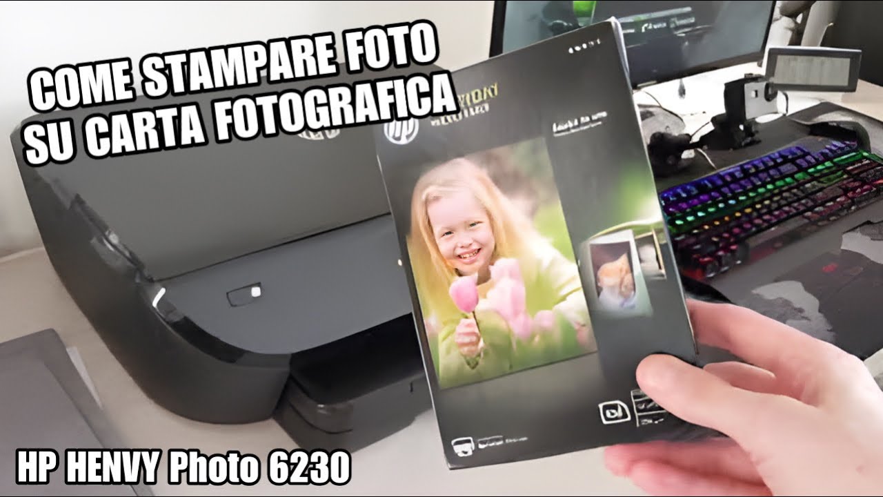 Come stampare foto su carta fotografica - HP ENVY Photo 6230