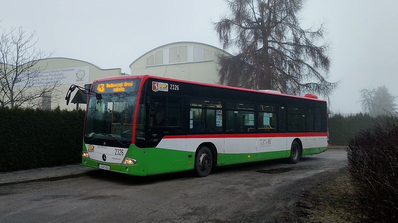 Linia 43 Radawczyk Drugi - szkoła - Węglin Wróbla