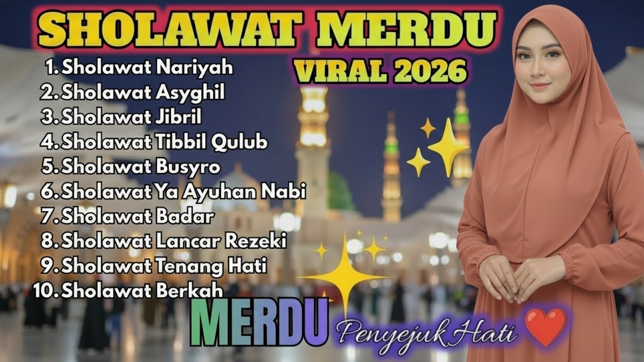SHOLAWAT BURDAH PALING MERDU | Sholawat Viral & Penuh Keberkahan