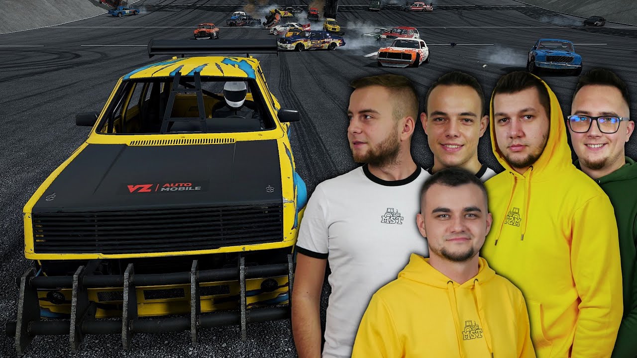 Powoli kończymy testy mapek! Takich torów nam brakowało! 🚗 ☆ Wreckfest Multiplayer ☆ 😍MST😂🚗