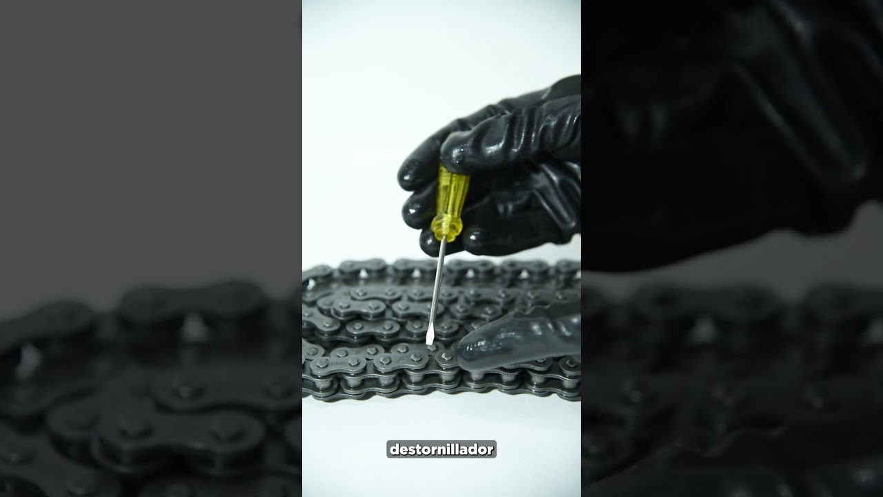 ¿Cómo quitar el pin candado de tu cadena reforzada con O'ring o X'ring?