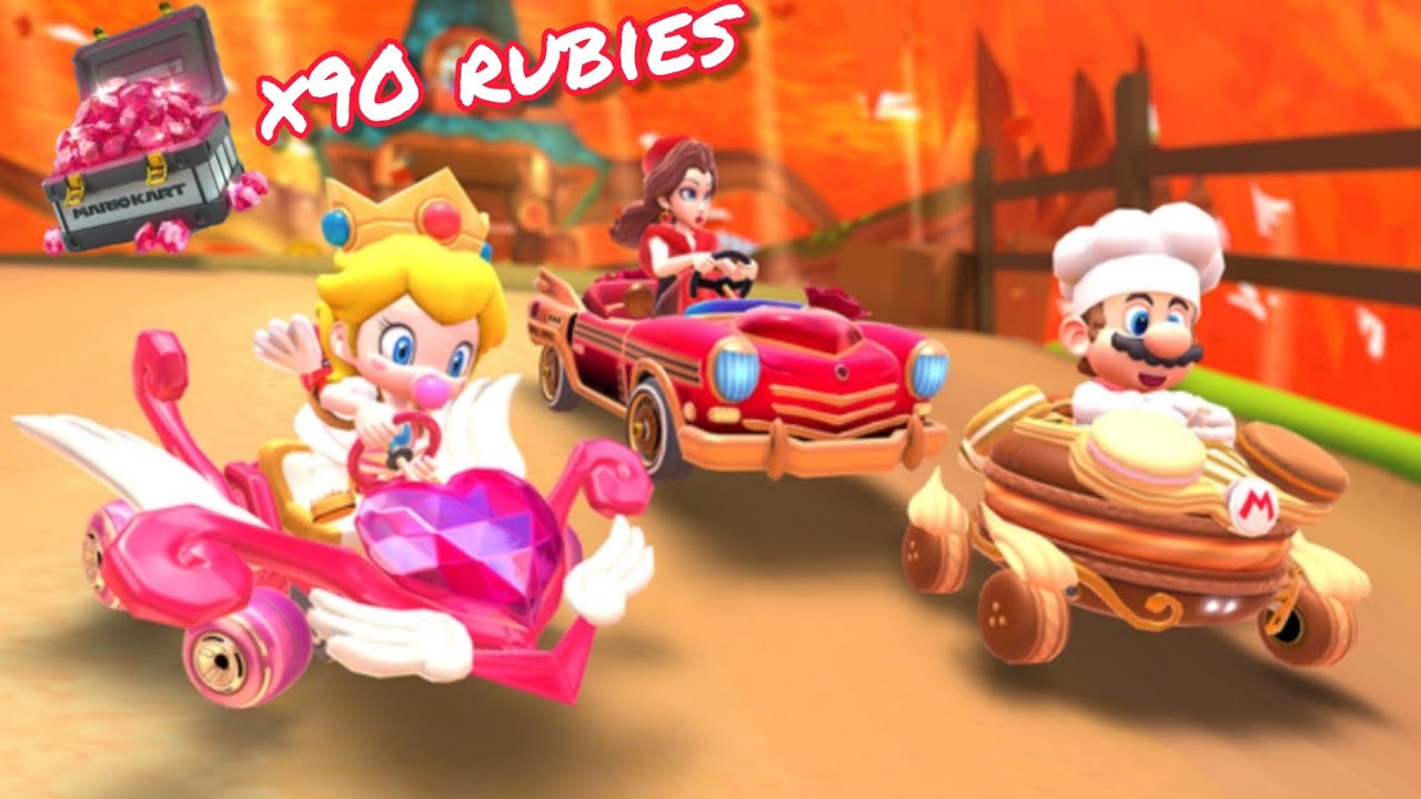 Mario Kart Tour - Pipe pulls for the Los Angeles Tour (2022) Special Valentine's Pipe