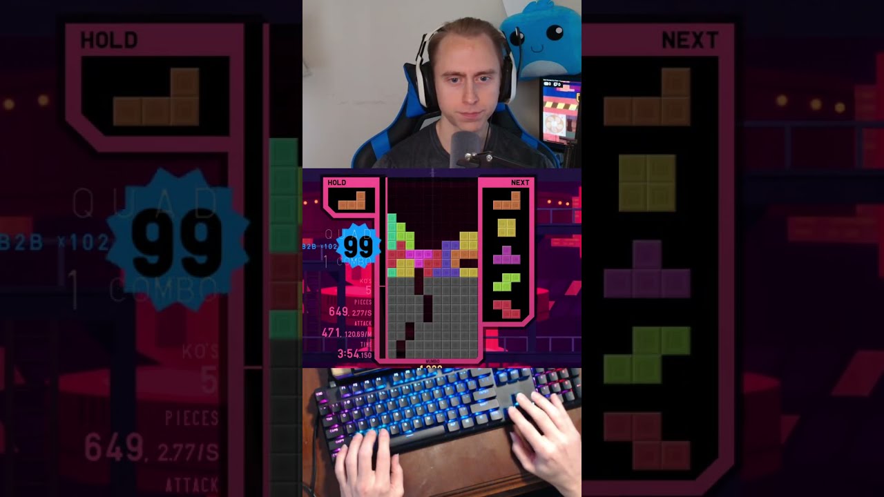 FAST Tetris! SHORTS Daily Wumbo Livestream 1-26-26