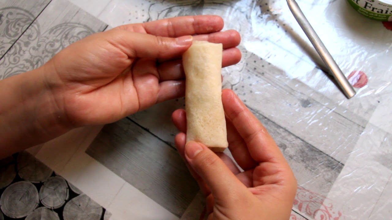 للمبتدئات بالعرض البطيئ طريقة لف السيكار او لينيم  comment rouler les bricks / nems