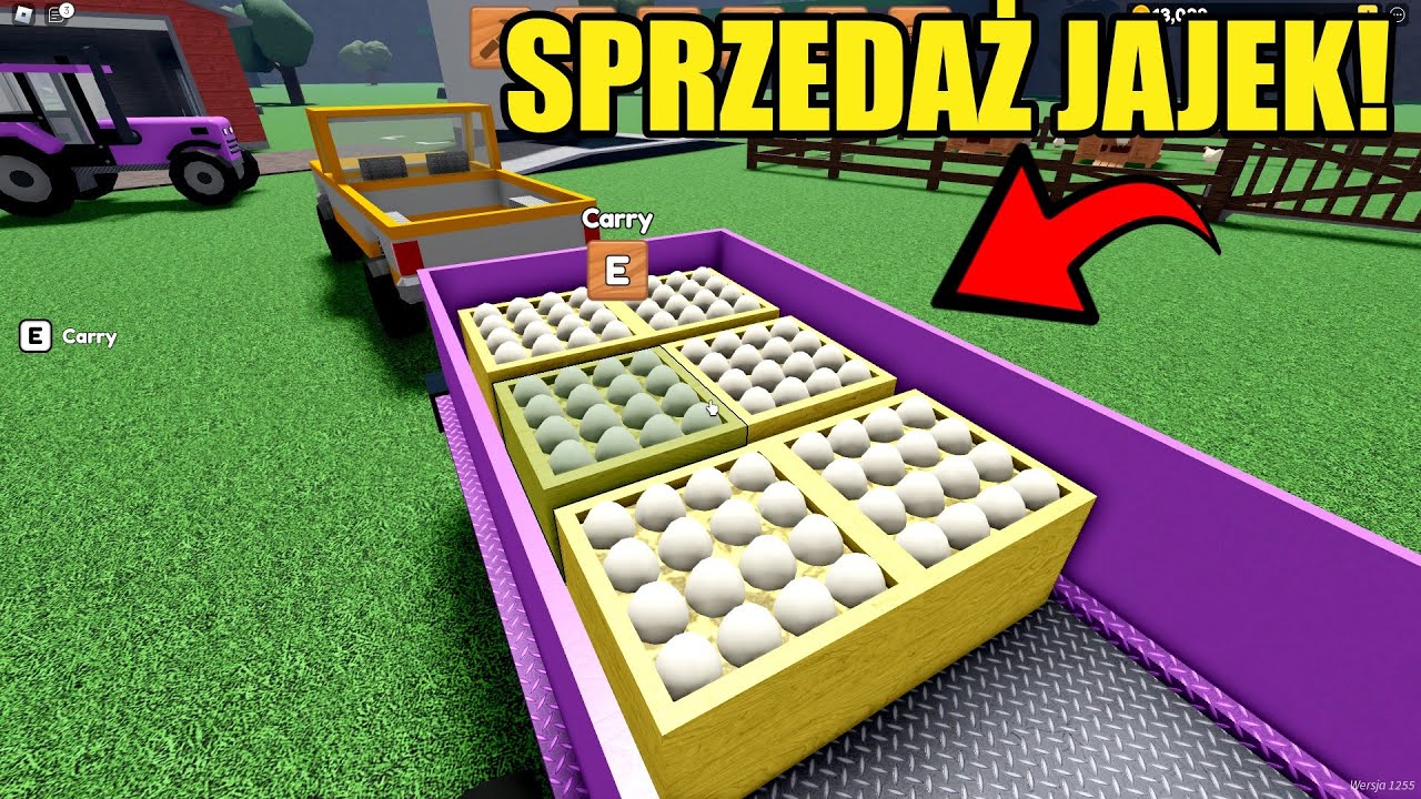 ZARABIAM SPORO KASY NA JAJKACH - Hogaty w Roblox "prawie jak Farming Simulator" #10