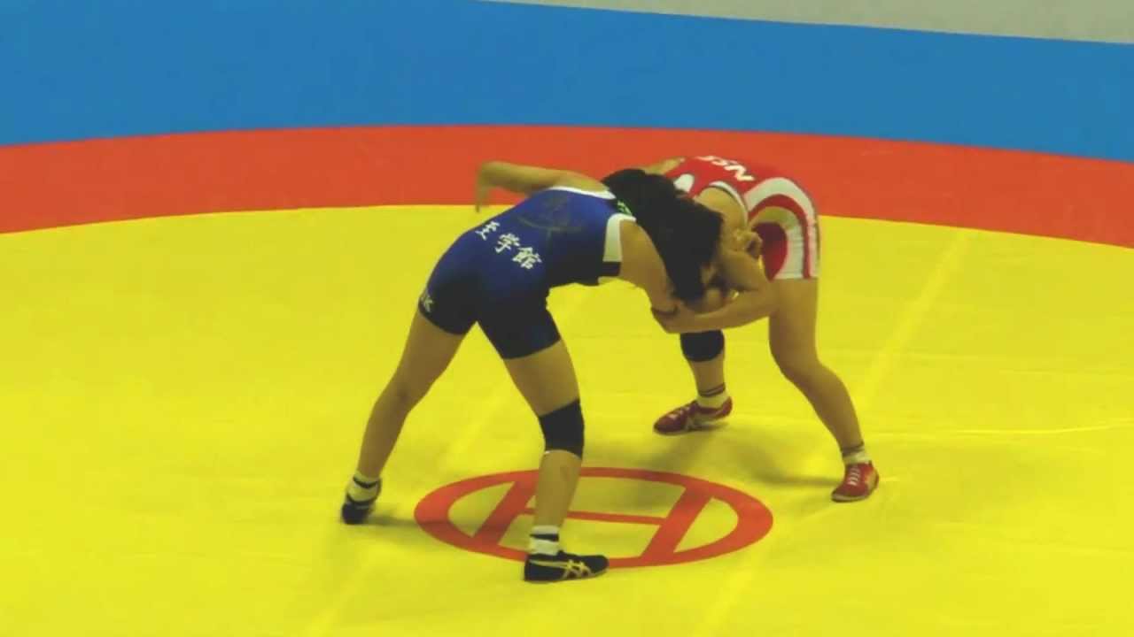 全日本ﾚｽﾘﾝｸﾞ 女子　55kg級　決勝　浜田千穂 vs 坂上嘉津季