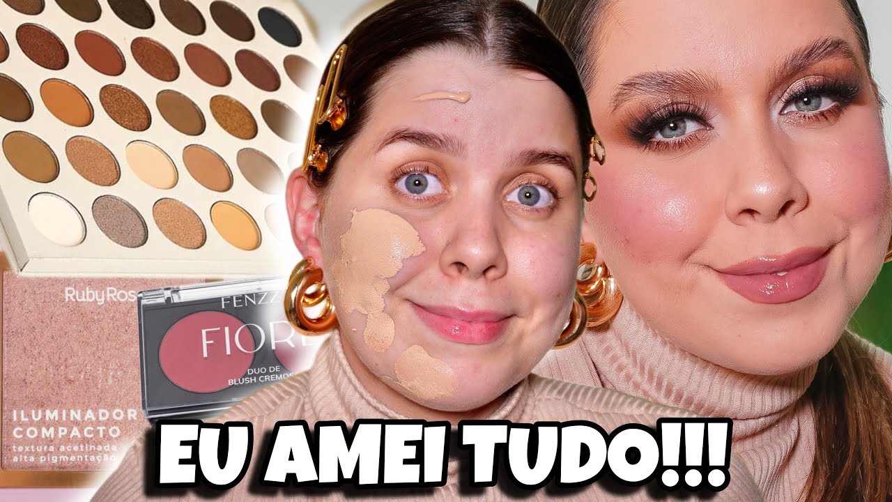Testando MAKES BARATINHAS da 25 DE MARÇO