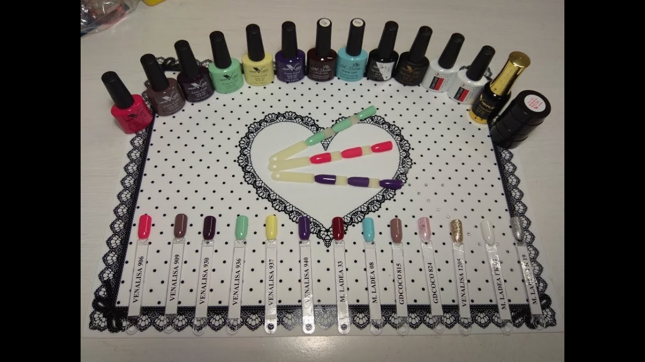 💅Выкраска гель лаков Venalisa, GD COCO, M. Ladea с AliExpress💅 Матовый и глянцевый топ Venalisa.