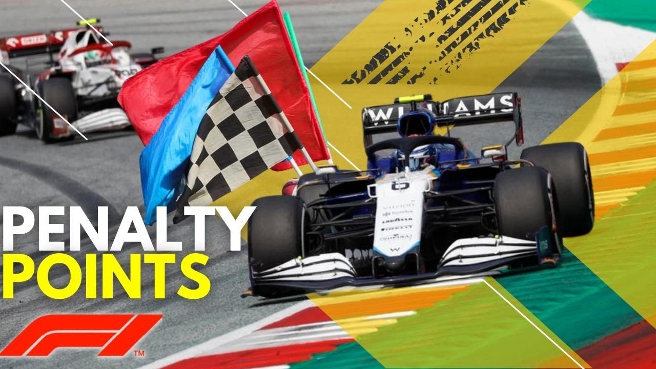 Formula 1 Penalty Points Explained, how do f1 penalty points work