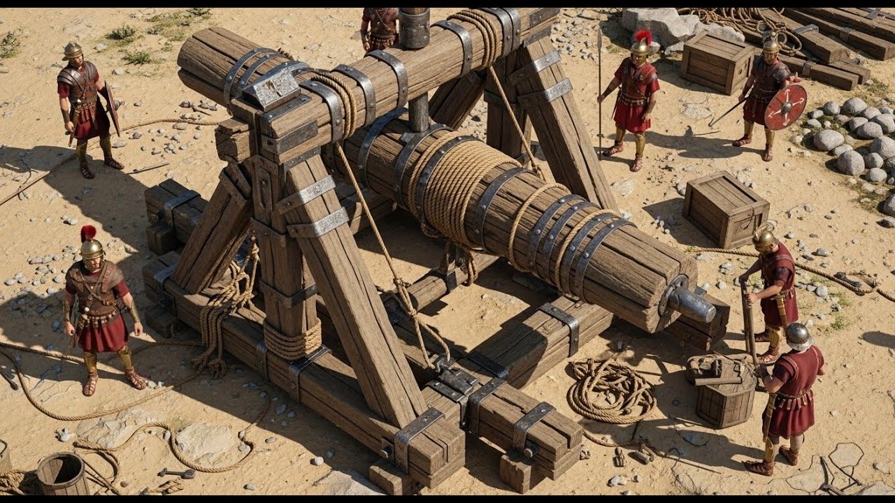 Wie mächtig war die Balliste in der Schlacht von Masada | Roms tödlichste Artilleriemaschine