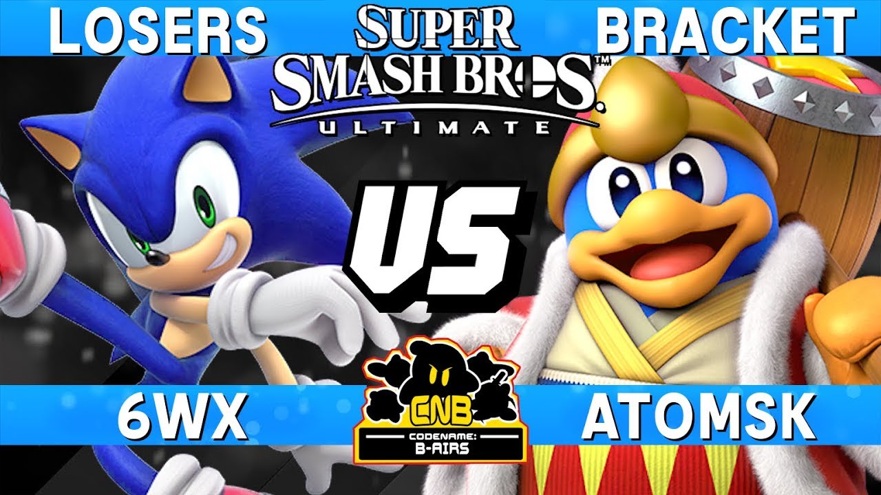 Smash Ultimate - 6WX (Sonic) vs Atomsk (DDD) - CNB 171 Losers Bracket