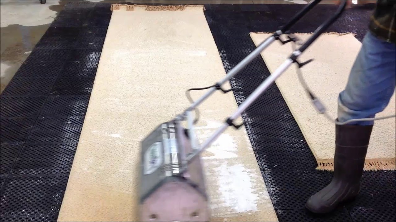 White Area Rug Cleaning In shop Professional Rug Cleaning Youtube ver