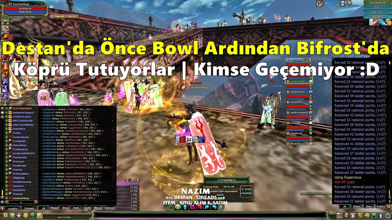 Dr4ugrz - Destan'da &Ouml;nce Bowl PK'sı Ardından BF'de K&ouml;pr&uuml; Tutuyorlar Kimse Ge&ccedil;emiyor! | Knight Online